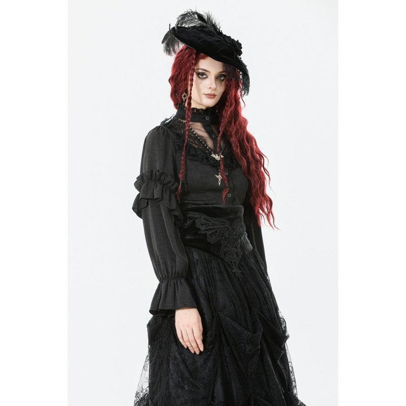 Dark in Love Bellatrix Frill Blouse