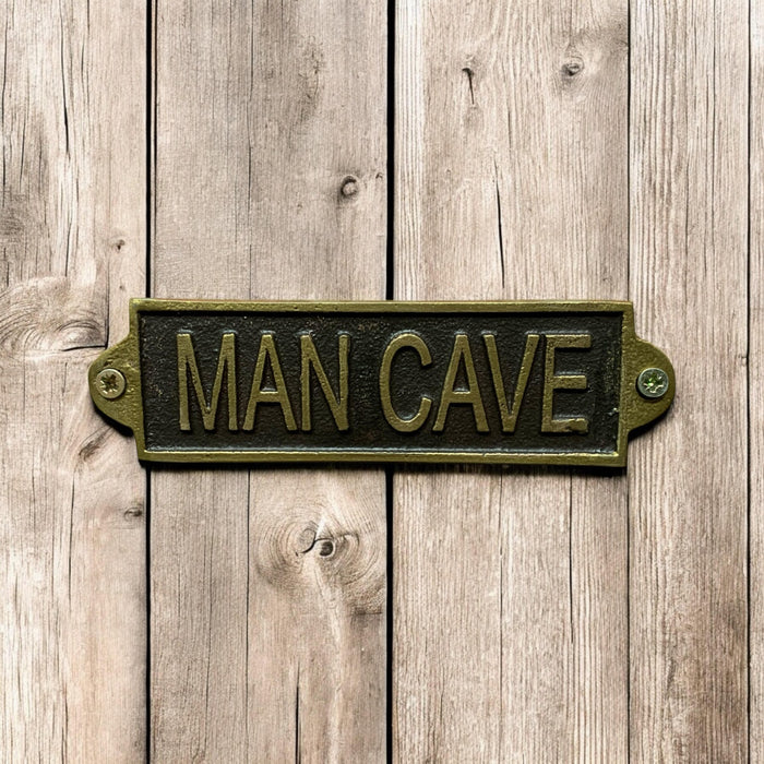 MAN CAVE METAL SIGN Home Decor