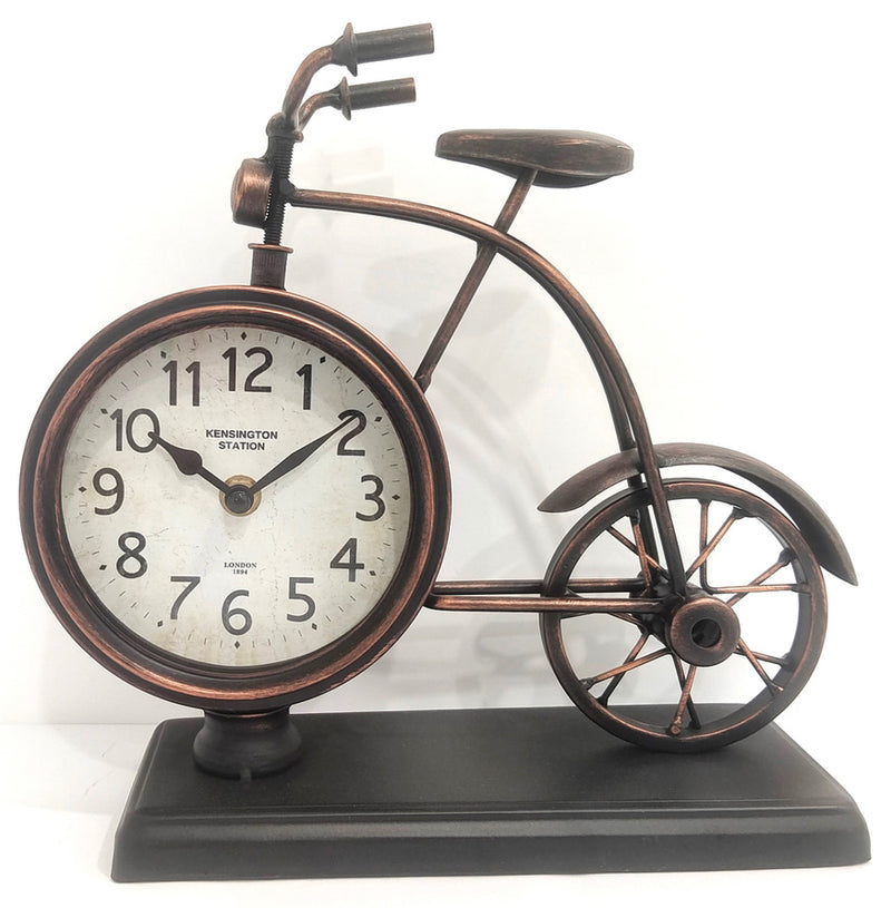 AcaciaHome Durable Table Clock, Art Deco Design, Elegant Home or Office Decor for Living Room, Hallway, Dining Room