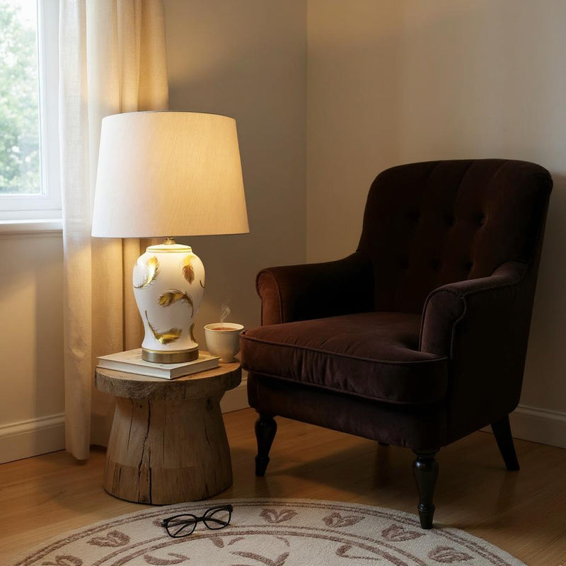 45CM LAMP AND SHADE
