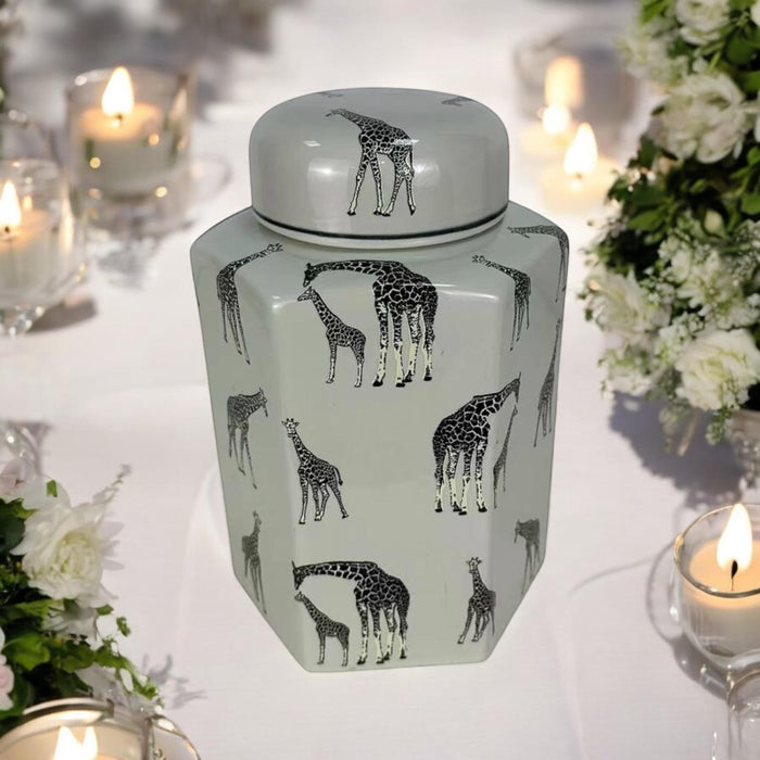 18CM" GINGER JAR giraffe