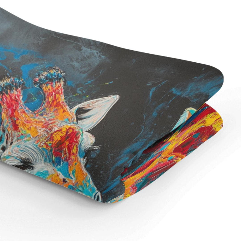 Vibrant Giraffe Duet Blanket