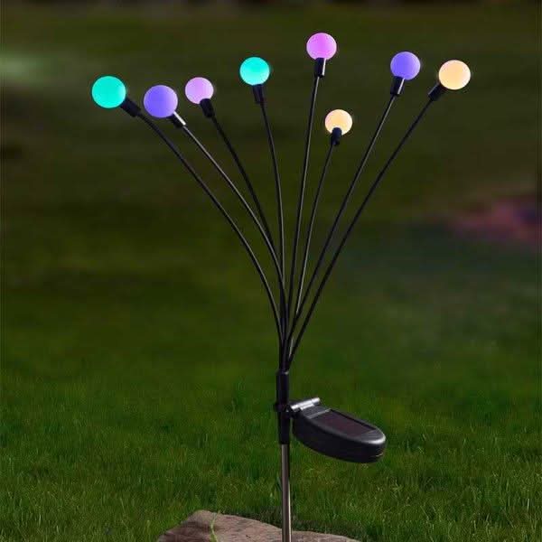 8-Stem Multi Coloured, Stake Light