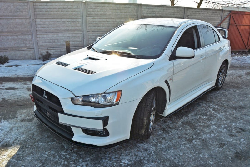 Maxton Design - FRONT SPLITTER V.2 MITSUBISHI LANCER EVO X (2007-2015)