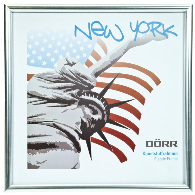 New York Silver Square Photo Frame - 30x30cm