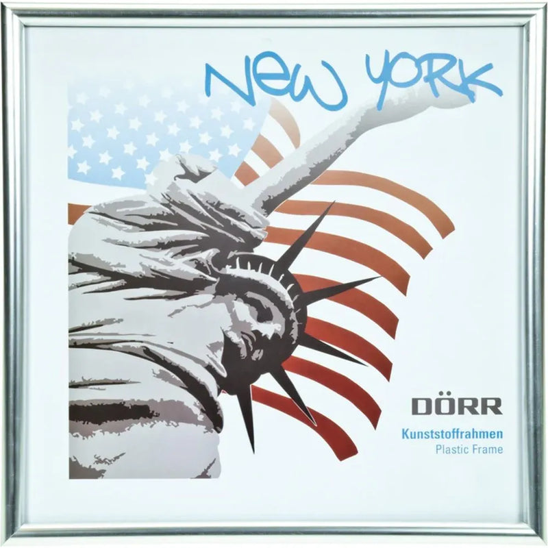 New York Silver Square Photo Frame - 40x40cm