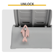 80*34*86CM, Gray PP track connector assembly, Round shape with gray carpet + 1 cat teaser stick, 15kg cat treadmill - InStock