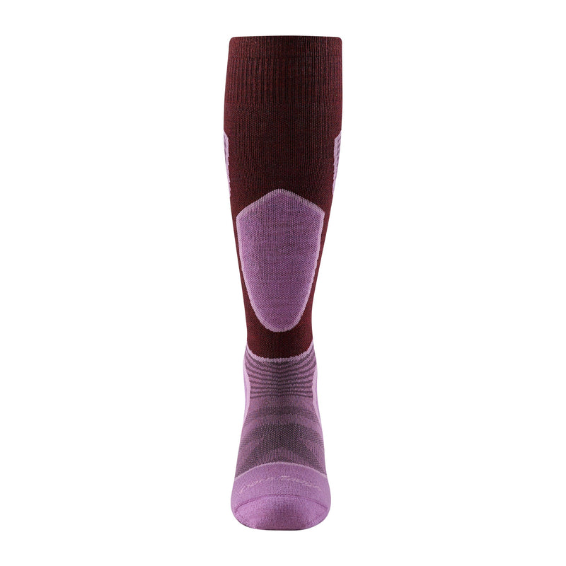 Ladies Over-the-Calf Lightweight Ski Snowboard Merino Cushioned Socks