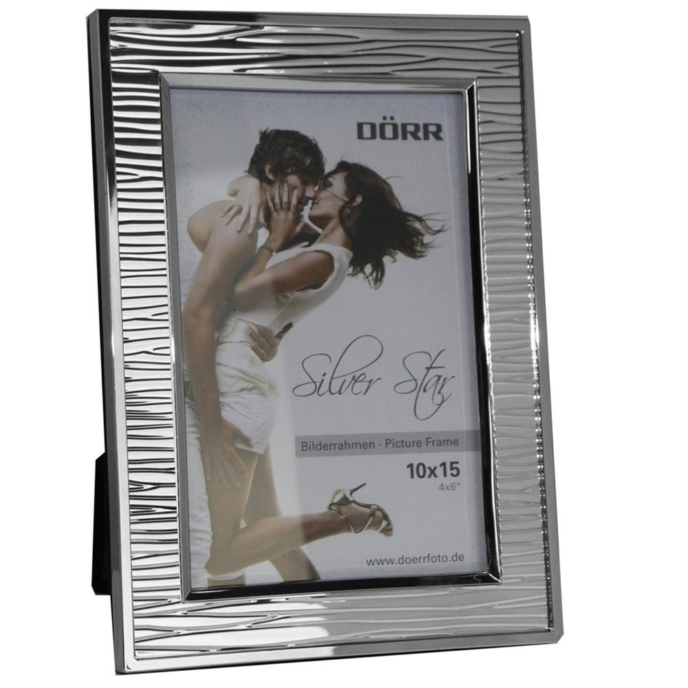 Silverstar Rimini Shiny Silver 6x4 Photo Frame — InStock