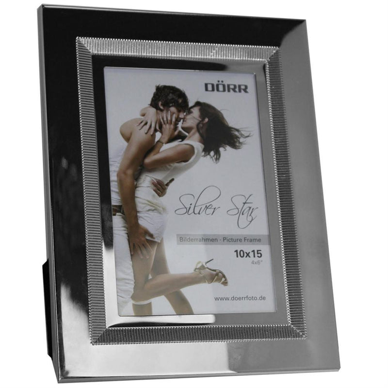 Silverstar Genua Glossy Silver 6x4 Photo Frame