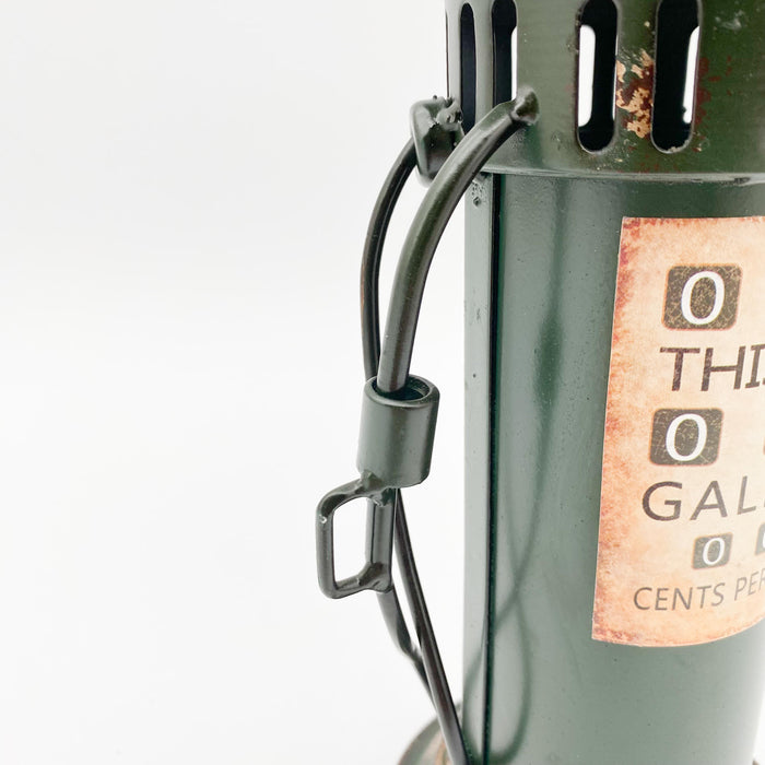 37CM TABLE CLOCK - Gasoline Pump Design