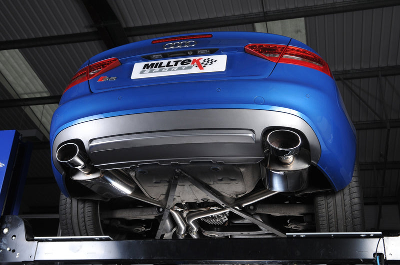 Milltek Sport - Cat Back Exhaust (Multiple Options) Audi S5 B8 Coupe & Cabriolet