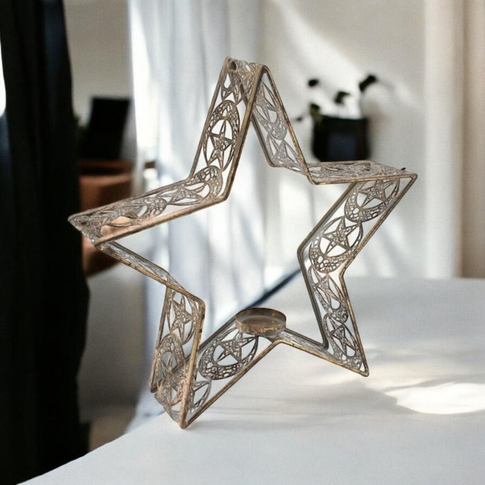 37CM METAL CANDLE HOLDER
