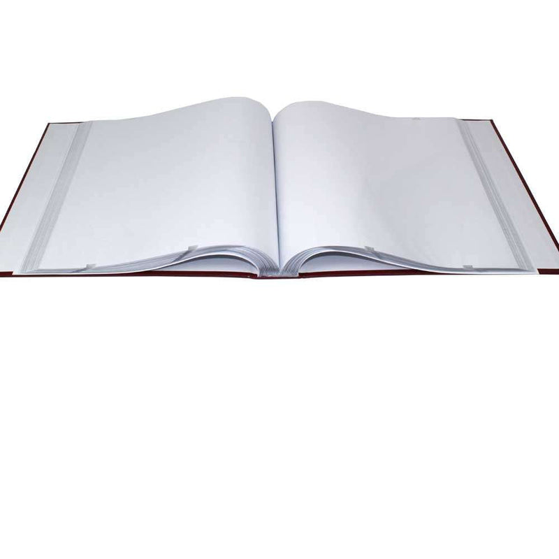Dorr Classic Self Adhesive Refillable Burgundy Photo Album - 40 Sides Overall Size 13.25x10.5inch