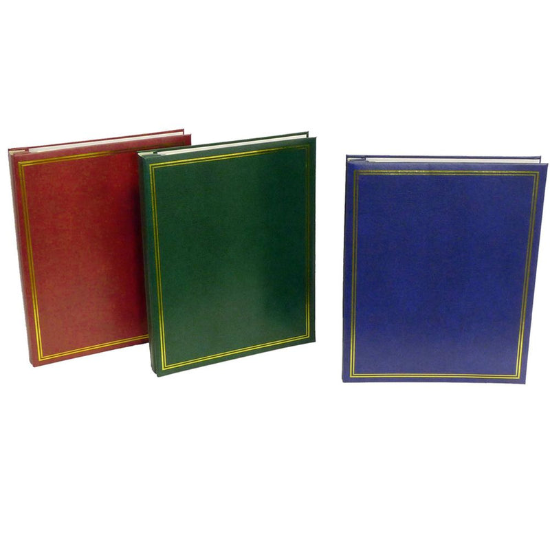Dorr Classic Self Adhesive Refillable Burgundy Photo Album - 40 Sides Overall Size 13.25x10.5inch