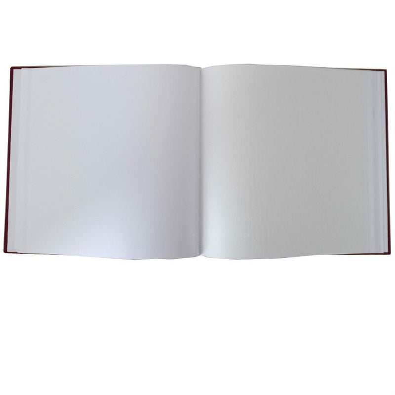 Elegance Red Traditional Photo Album - 60 Sides Overall Size 9.75" Square