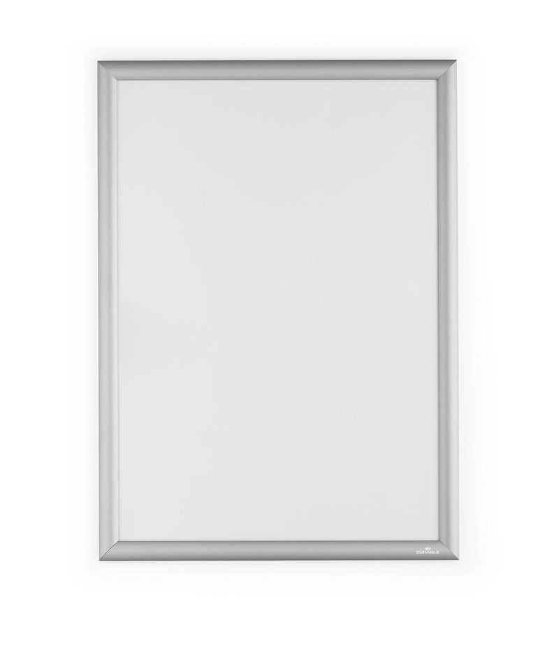 Durable Outdoor Snap Frame Weatherproof Poster Holder Notice Board | A2 Silver