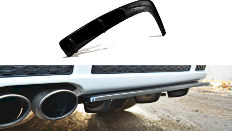 Maxton Design - REAR SPLITTER AUDI RS4 B5 (WITH A VERTICAL BAR)