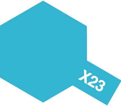 Tamiya Acrylic Paint Mini X-23 Clear Blue