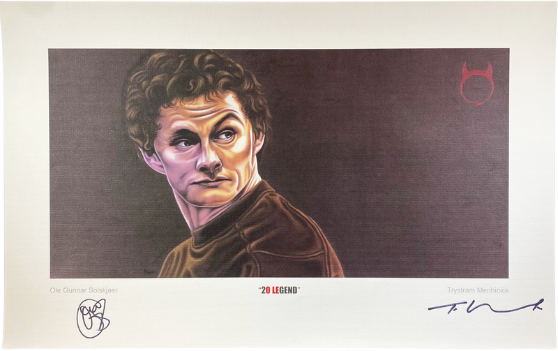 Limited Edition Signed Ole Gunnar Solskjaer Print (XXL)