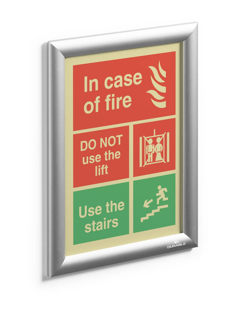 Durable Aluminium Snap Frame Retail Clip Poster Holder Notice Board | A4