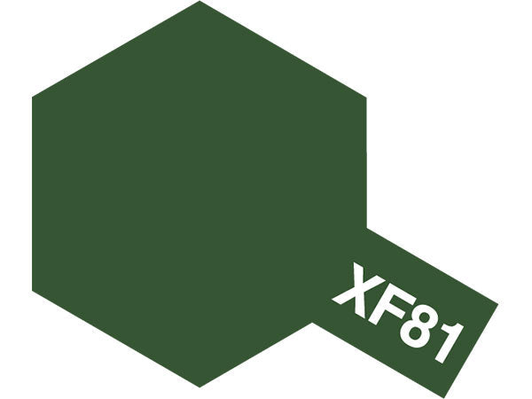 Tamiya Acrylic Paint Mini XF-81 RAF Dark Green 2