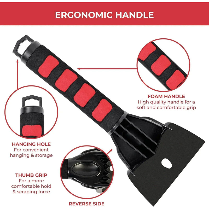 RevHeads Ice Scraper for Cars and Pick Up Trucks Scrape Windows With Ease