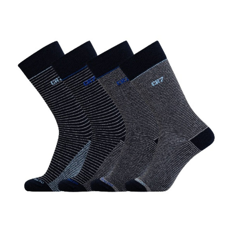 4 Pack Mens Super Cosy Cotton Socks in a Gift Box
