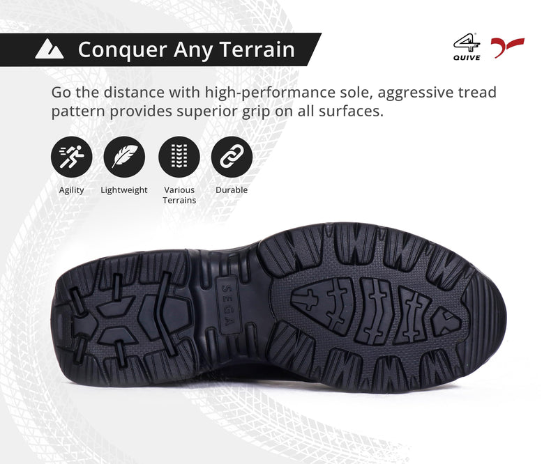 QUIVE SEGA Combat M-21 Mid-Calf Leather Boots