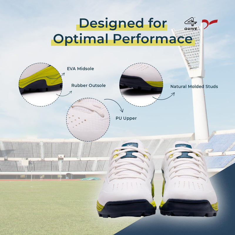 QUIVE SEGA Parker R07 Cricket Shoes