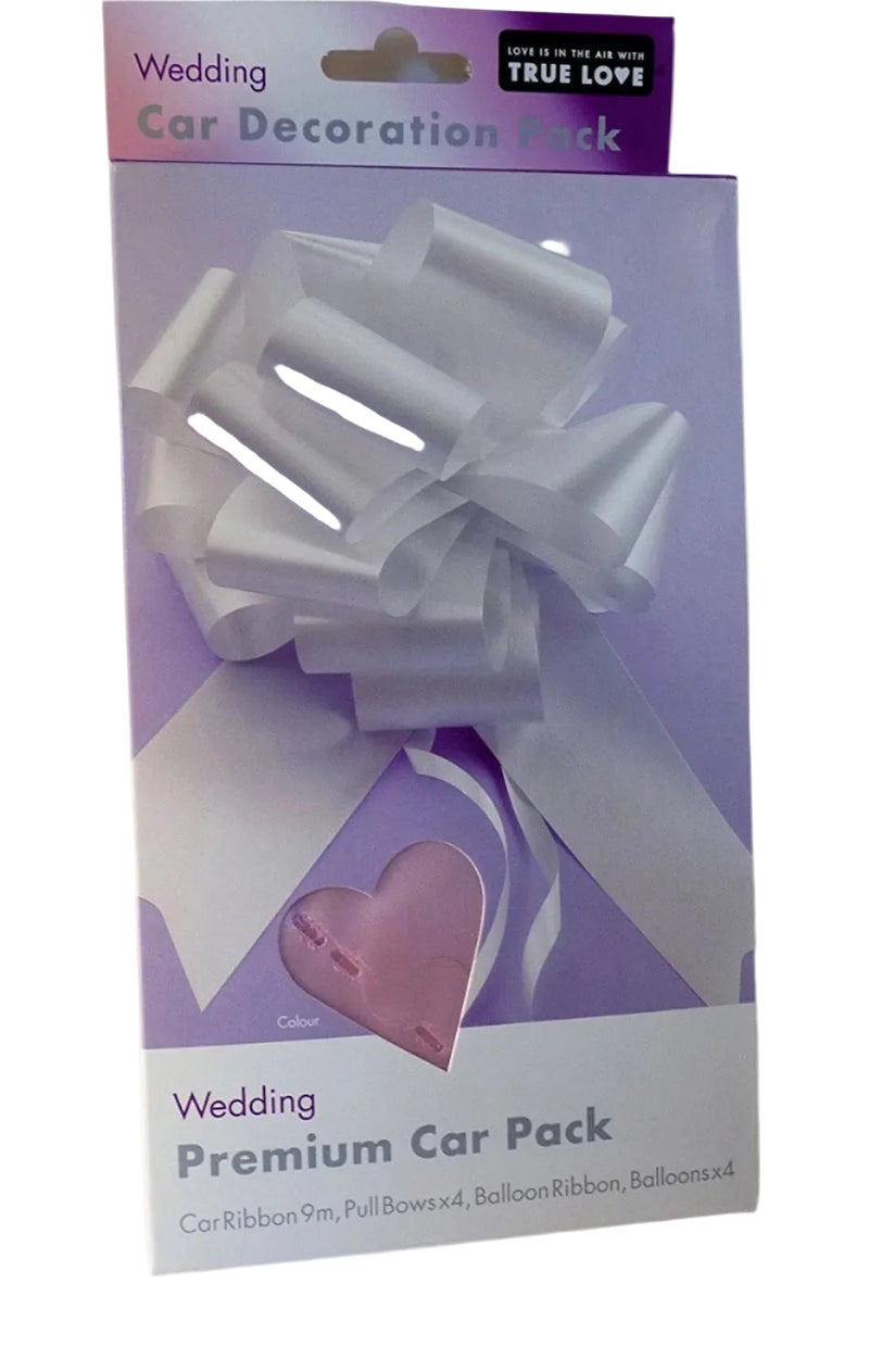 WEDDING CAR PINK PREMIUM QUALITY DECORATION KIT
