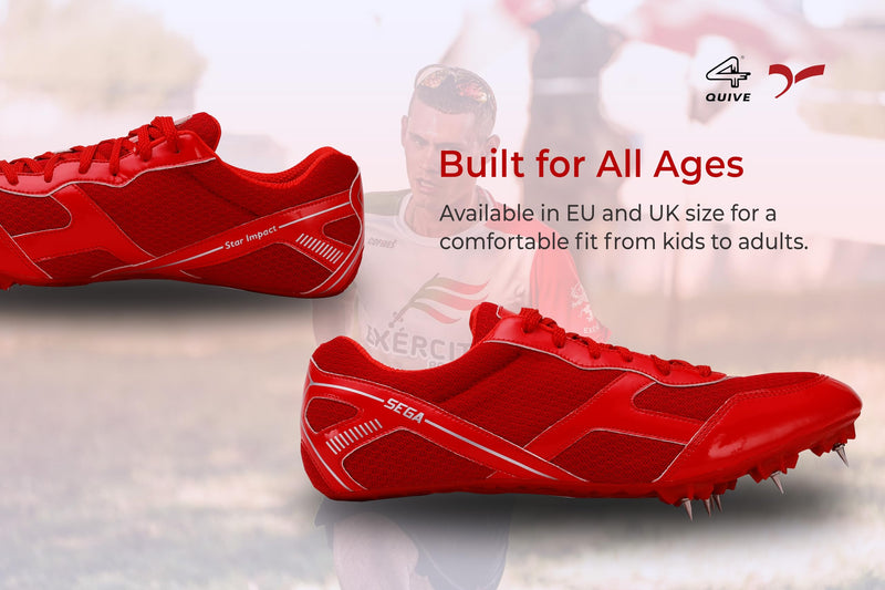 QUIVE SEGA Flower Track & Field Running Spikes