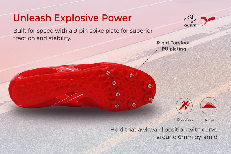 QUIVE SEGA Flower Track & Field Running Spikes