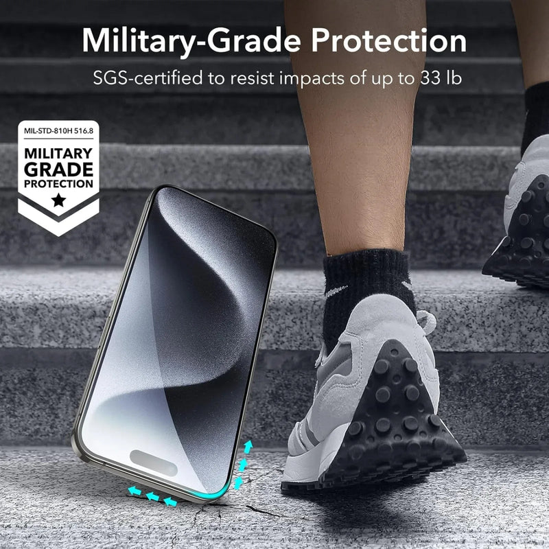 iPhone 15 Pro Max Premium Screen Protectors - 3 Pack + Lens Protector 2 lots = 6