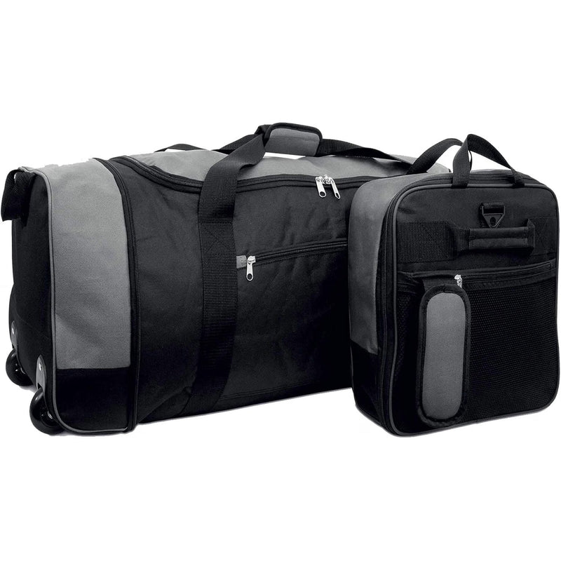 Large Foldable Suitcase Wheeled Holdall Travel Bag with Wheels Lightweight iN Bag