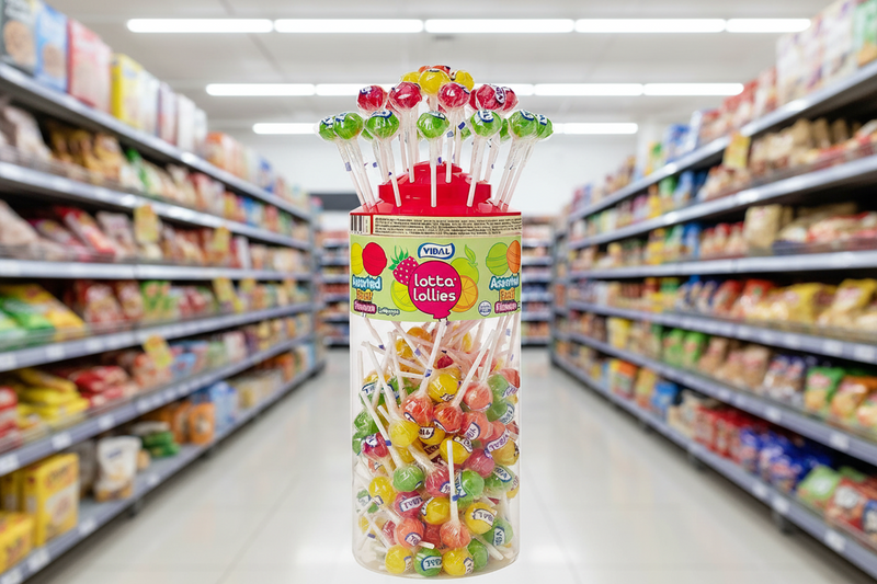 150 x Vidal Assorted Fruits Lollies