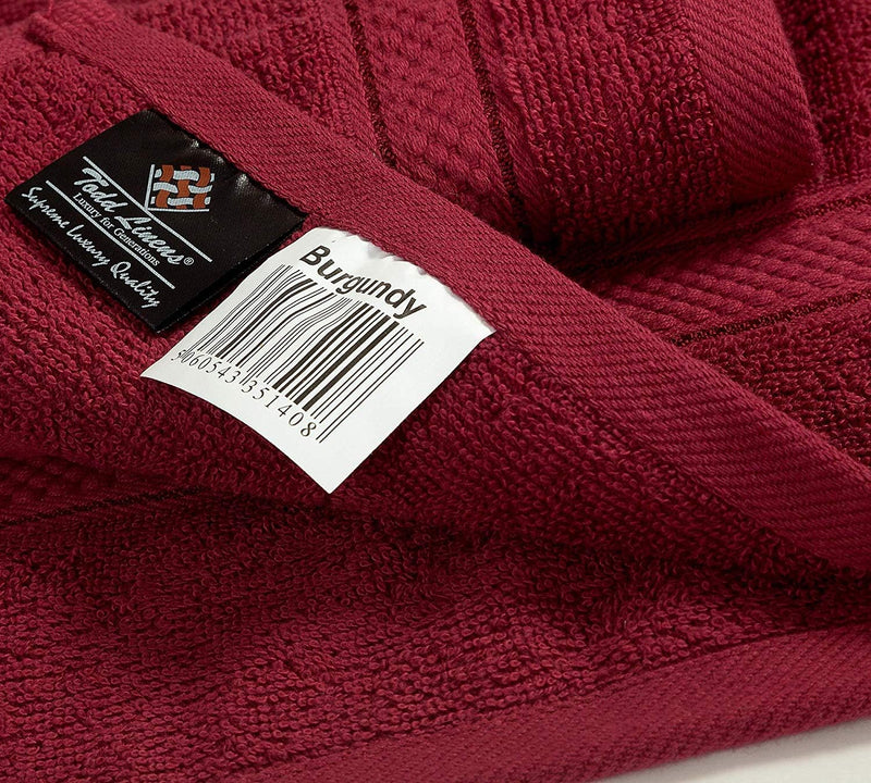 Todd Linens Extra Large Bath Sheet Towels – 2-Piece Bale Set, 90 × 180cm, Pure Cotton