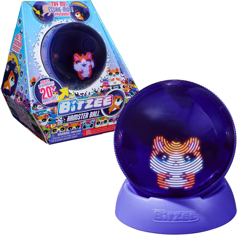 Bitzee, Hamster Ball Interactive Toy, New, tested, opened box, FRENCH