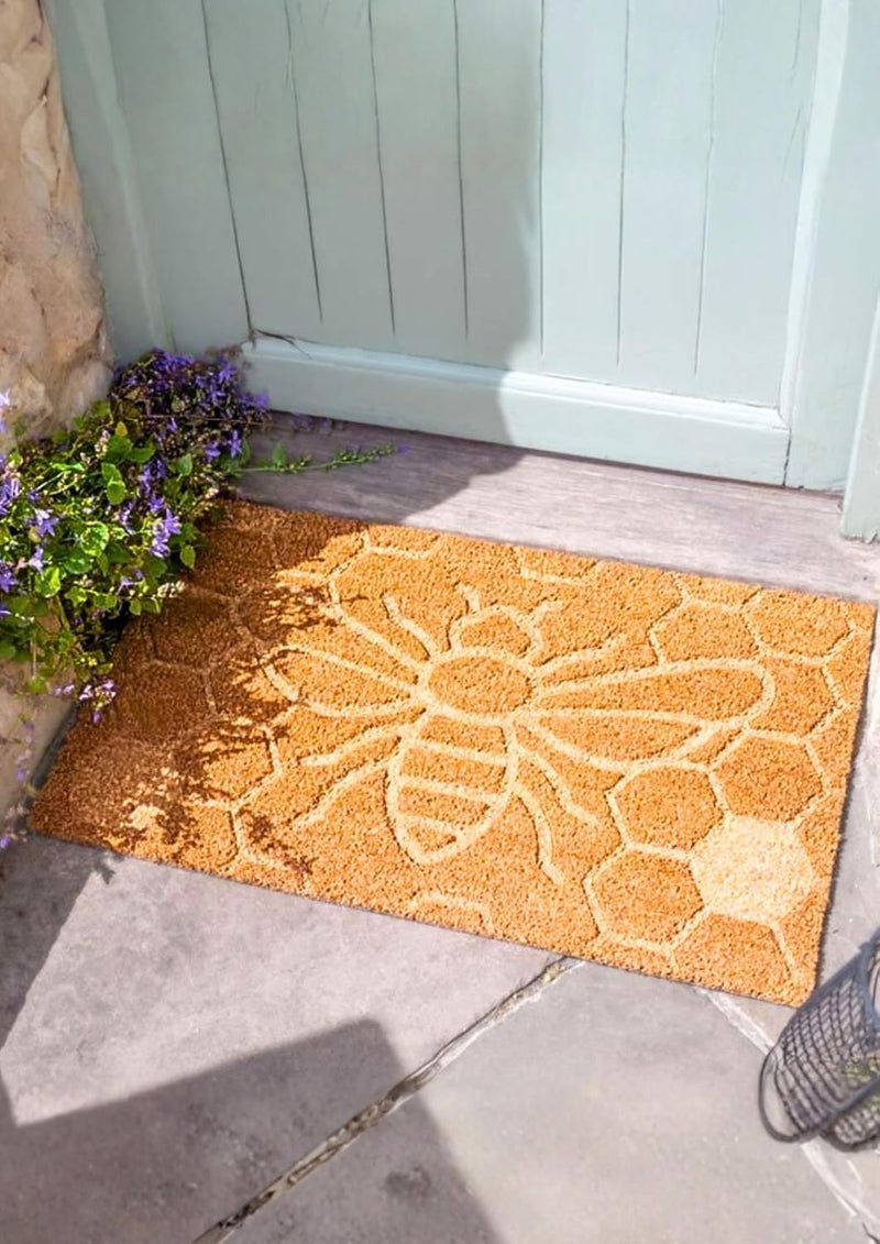 75cm Bee Heavy Duty Coir Door Mat