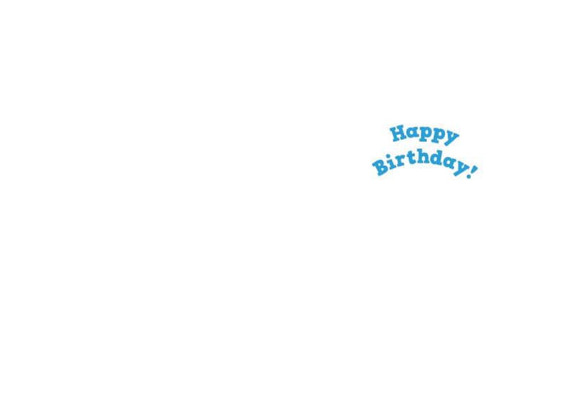 Happy Birthday Card - Age 2 (105 x 148 mm)