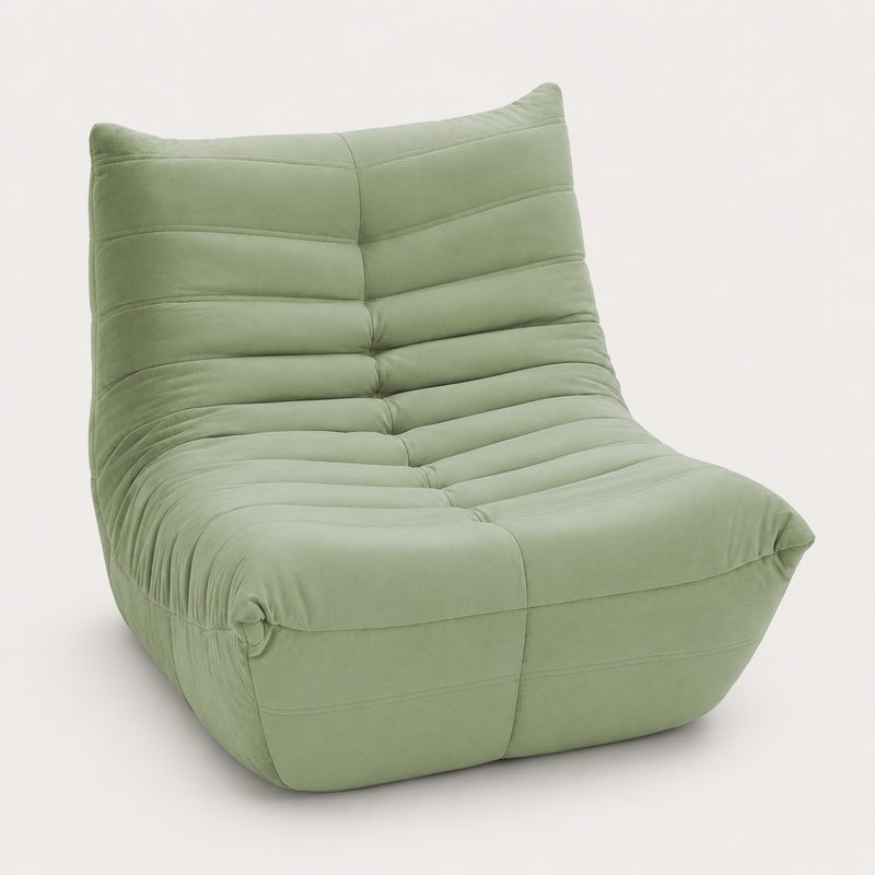 Green Togo Inspired Floor Lounge Chair