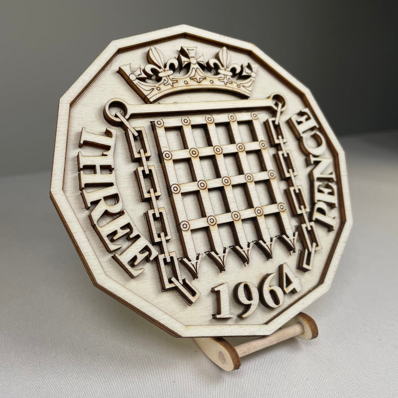 Three Pence Coaster - Handmade Tableware