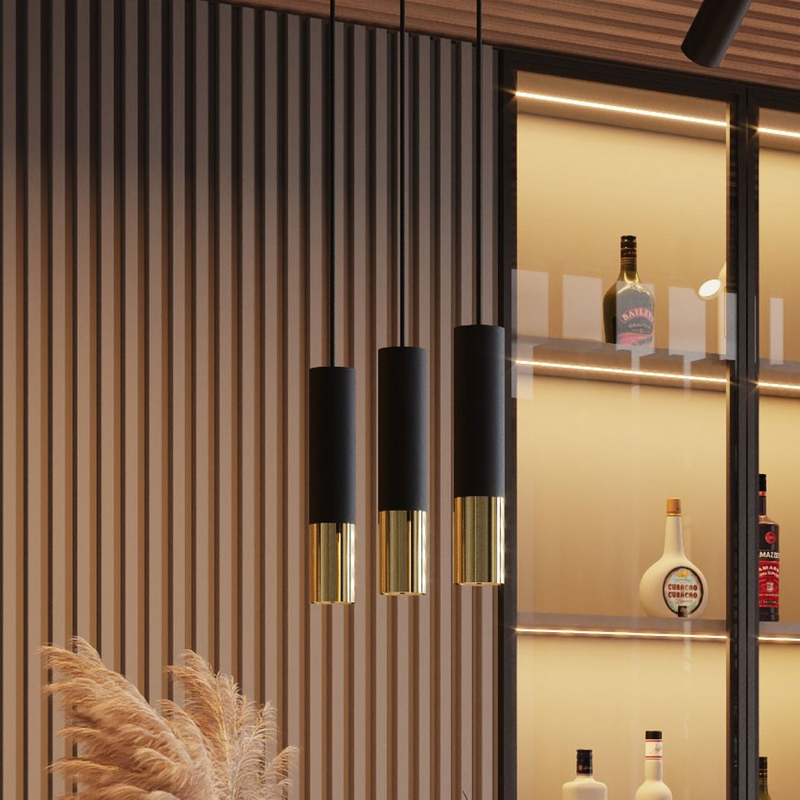 Pendant lamp steel Loopez modern Design GU10