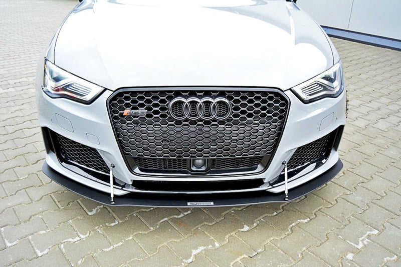 Maxton Design - FRONT RACING SPLITTER AUDI RS3 8VA SPORTBACK PRE-FACELIFT