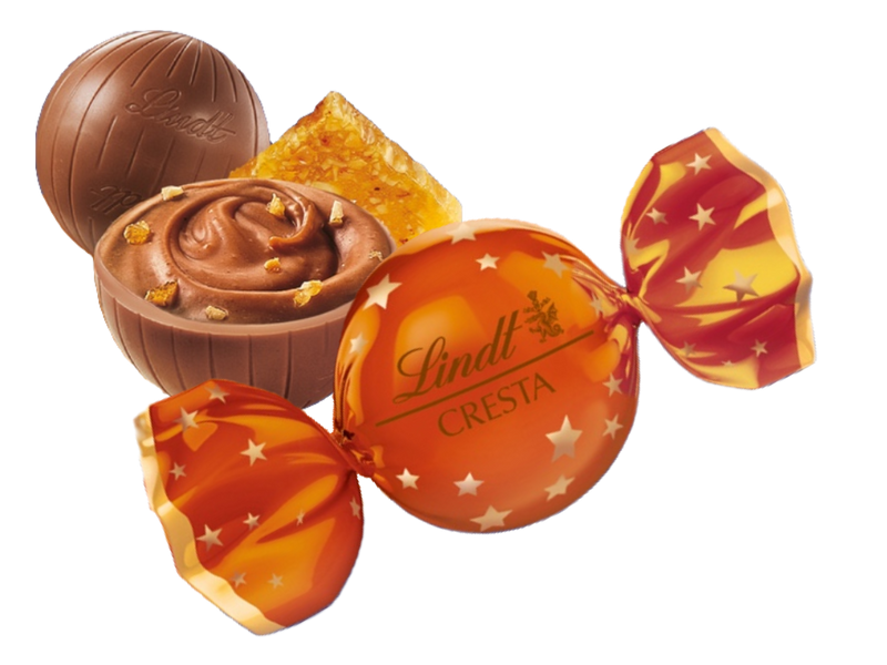 Lindt Hazelnut Cresta Milk Chocolate Balls