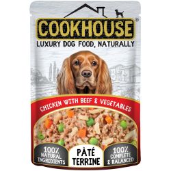 Cookhouse Dog Chicken With Beef & Vegetables Pate Terrine, 100g x 15