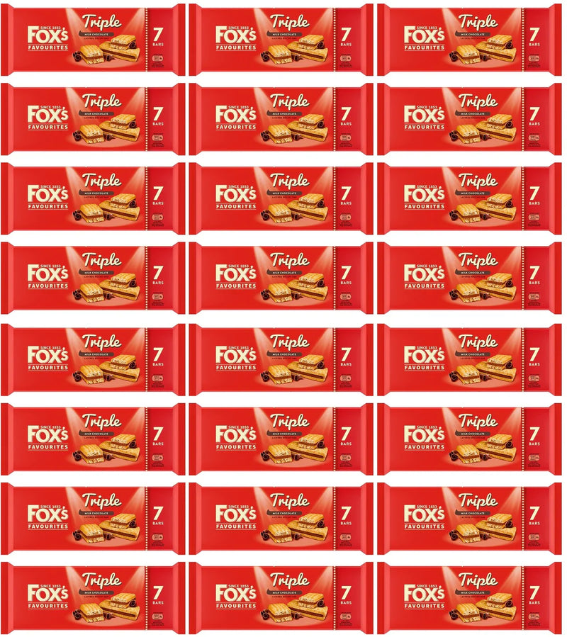 24 x Foxs Triple 7-pack - 7PK