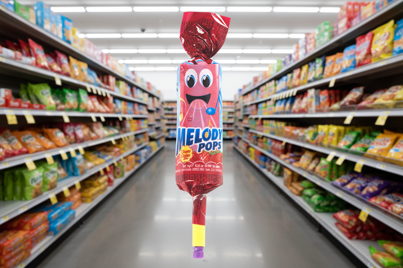 48 x Chupa Chups Melody Pops Strawberry 18GM
