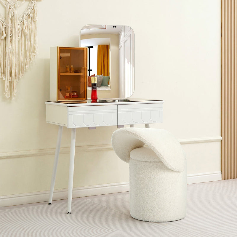 Storage Ottoman Stool | 3-in-1 Seat, Footrest & Storage Box | Rosie