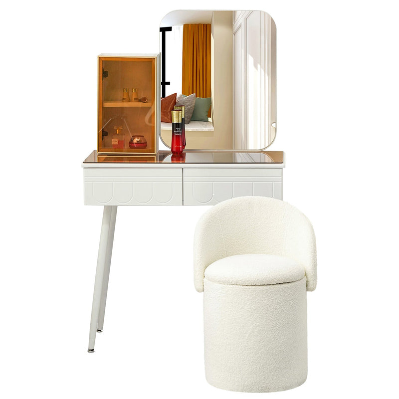 Storage Ottoman Stool | 3-in-1 Seat, Footrest & Storage Box | Rosie